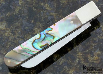 Grace Horne Custom Knife "Cargoes"  Abalone Slip Joint - Image 3