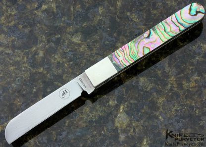 Grace Horne Custom Knife "Cargoes"  Abalone Slip Joint