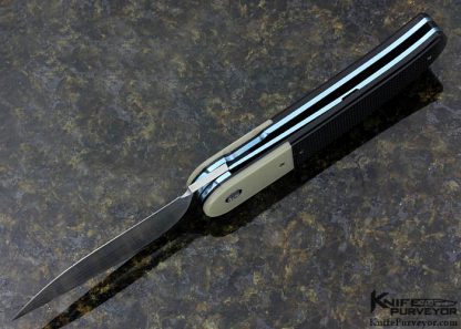 Herucus Blomerus Custom Knife Front Flipper Carbon Fiber Linerlock - Image 5