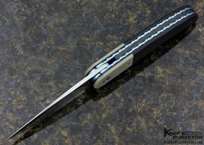 Herucus Blomerus Custom Knife Front Flipper Carbon Fiber Linerlock - Image 4