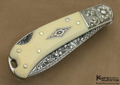 H.H. Frank Custom Knife Sole Authorship Engraved Lockback - Image 4