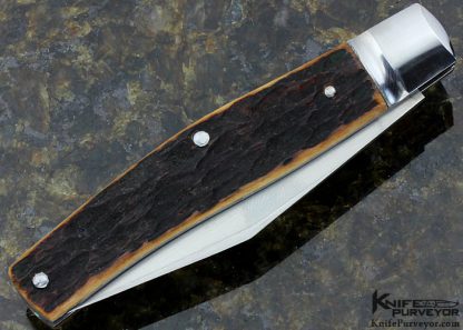 Hiroaki Ohta Custom Knife Jigged Bone Slip Joint - Image 3