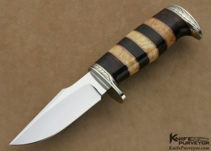 D'Holder Custom Knife "My Knife" Mitchell's Clip Engraved By Bruce Christensen - Image 4