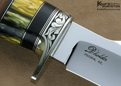 D'Holder Custom Knives Natchez Engraved by Pat Holder - Image 3