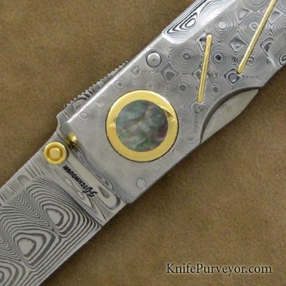 Howard Hitchmough Custom Knife Award winning Damateel Linerlock - Image 2