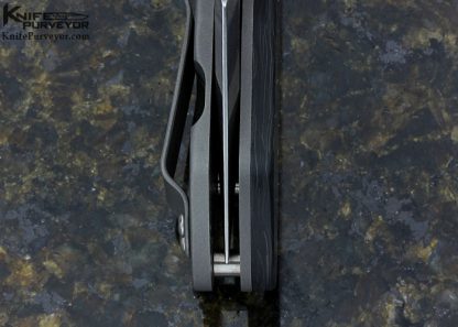 Jared Price Custom Knife Marbled Carbon Fiber & Titanium Frame Lock - Image 6