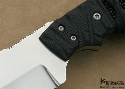 Jeff Diotte Custom Knife 154-CM Stingray Cord Wrap "Humpback" - Image 2