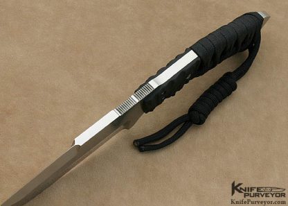 Jeff Diotte Custom Knife 154-CM Stingray Cord Wrap "Humpback" - Image 5