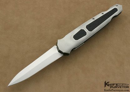 Jeff Harkins Custom Knife Ebony "Auto Dagger" LinerLock