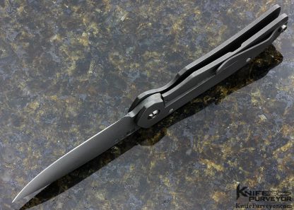 Jeremy Robertson Custom Knife Small El Patron Titanium Framelock - Image 5