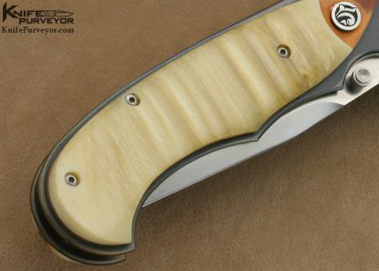 Jim Hammond Custom Knife  #001 Recurve Flipper Linerlock - Image 5