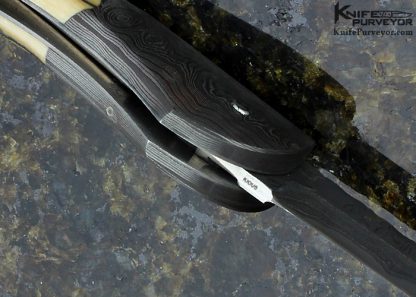 Joe Kious Custom Knife Damascus Large Persian Automatic - Image 8