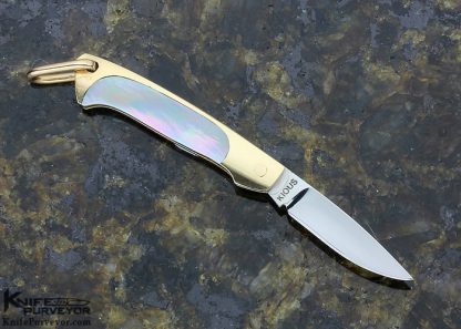 Joe Kious Custom Knife 14Kt Gold Miniature Slipjoint - Image 7