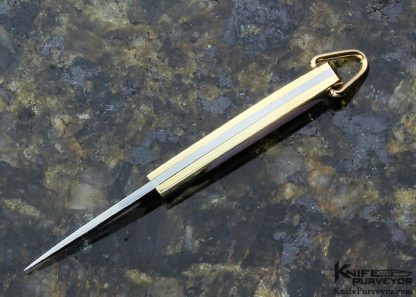 Joe Kious Custom Knife 14Kt Gold Miniature Slipjoint - Image 2