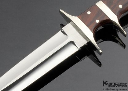 Joe Kious Custom Knife Cocobolo "Stormbringer" Subhilt Dagger - Image 2