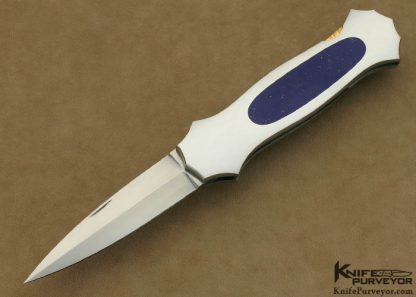 Joe Kious Custom Knife Lapis Lazuli Lockback Dagger II