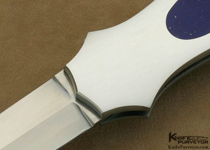 Joe Kious Custom Knife Lapis Lazuli Lockback Dagger II - Image 2