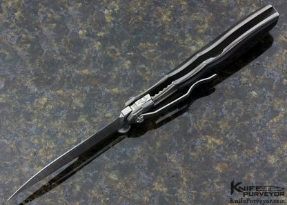 John W. Smith Custom Knife Carbon Fiber "Evolution" Linerlock - Image 5