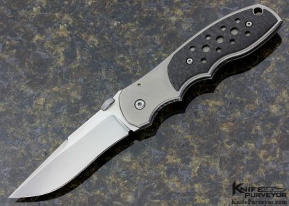 John W. Smith Custom Knife Carbon Fiber "Evolution" Linerlock