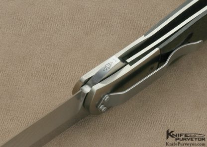 John W. Smith Custom Knife Carbon Fiber "Vanguard" Flipper Linerlock - Image 6