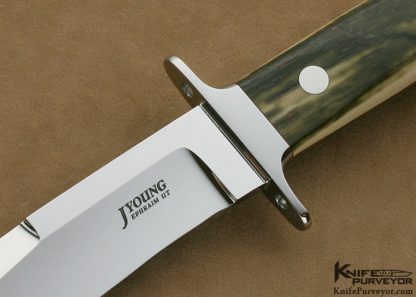 John Young Custom Knives Archer Chute Fixed Blade - Image 2