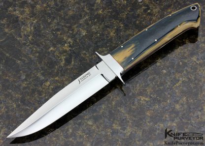 John Young Custom Knife Blue Mammoth Mini Wilderness