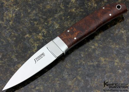 John Young Custom Knife Ironwood Stiff Horn