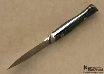 John Young Custom Knife Black G-10 Bob Loveless "Drop Point Hunter" - Image 5