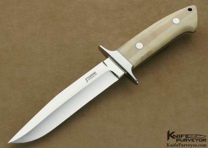 John Young Custom Knife Fossilized  Fighter