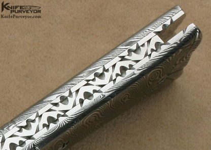 Josh Smith Custom Knives Sole Authorship Damascus Linerlock - Image 7