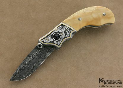 Jot Singh Khalsa Custom Knife Simon Lytton Engraved Fossilized Walrus Ivory