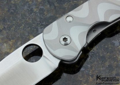 Jurgen Schanz Custom Knife Titanium Laminate Frame Lock - Image 2