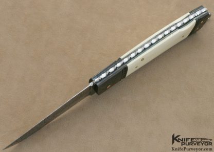 Kaj Embretsen Custom Knife Sole Authorship Damascus Lockback - Image 5