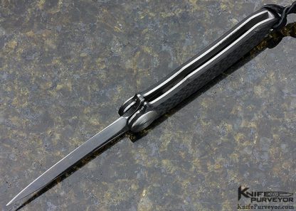 Kansei Matsuno Model FL02 Carbon Fiber Flipper Custom Knife - Image 5