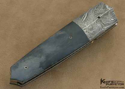 Kelly Carlson Custom Knife Damascus Linerlock - Image 3