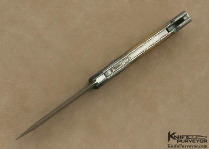 Ken Steigerwalt Custom Knife Damascus  Lockback - Image 7