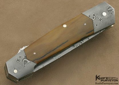 Ken Steigerwalt Custom Knife Damascus  Lockback - Image 3