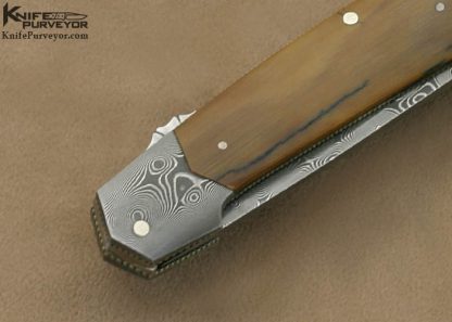 Ken Steigerwalt Custom Knife Damascus  Lockback - Image 4