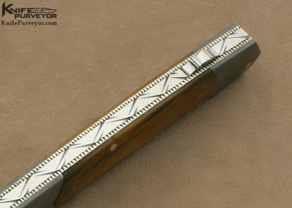 Ken Steigerwalt Custom Knife Damascus  Lockback - Image 6