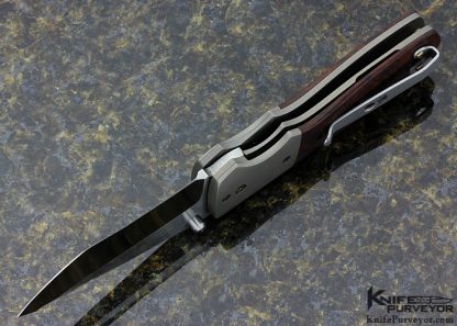 Kirby Lambert Custom Knife Orion Desert Ironwood Linerlock - Image 5