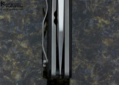 Kirby Lambert Custom Knife Carbon Fiber Frame Lock Fireball Frame Lock - Image 7