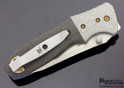 Kirby Lambert Custom Knife Lightning Strike Carbon Fiber "Hooligan" Linerlock - Image 3