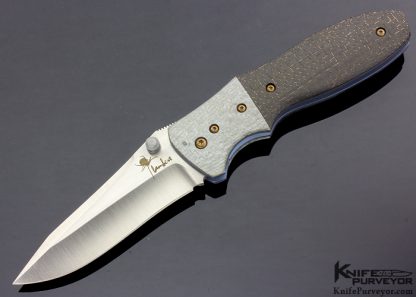 Kirby Lambert Custom Knife Lightning Strike Carbon Fiber "Hooligan" Linerlock