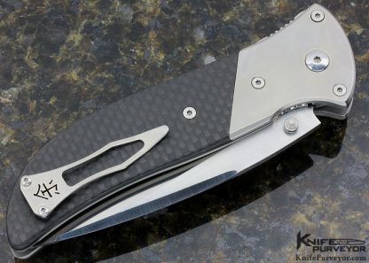 Larry Chew Custom Knife Large Spitfire Covert D/A Automatic Linerlock - Image 3