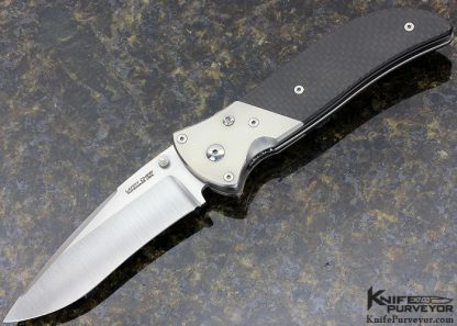 Larry Chew Custom Knife Large Spitfire Covert D/A Automatic Linerlock