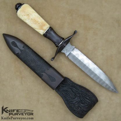 Larry Fuegen Custom Knife Sole Authorship Take Down Art Dagger - Image 3