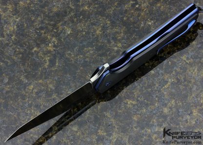 Les Voorhies Custom Knife Zirconium "Longclaw" Flipper - Image 5