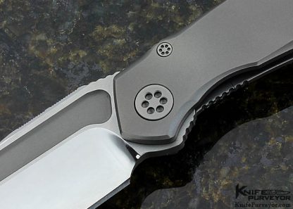 Marfione Custom Knife Anax Titanium & Elmax Frame Lock - Image 2