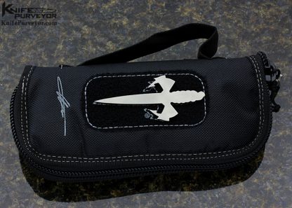 Marfione Custom Knives Deryk Munroe "Sigil" Carbon Fiber Flipper with Original Bag, Zipper Case, and COA - Image 7