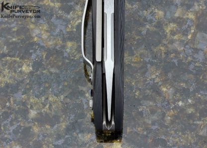 Marfione Custom Knife Carbon Fiber "Whaleshark" Frame Lock Flipper - Image 6